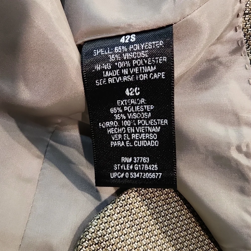 𝅺GEORGE Sport Coat Suit Jacket